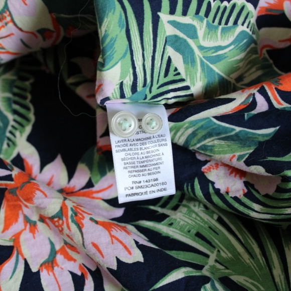Chubbies Hawaiian Shirt Men's Regular Fit Blue Reverse Print Resort Wear Aloha M - Picture 5 of 8